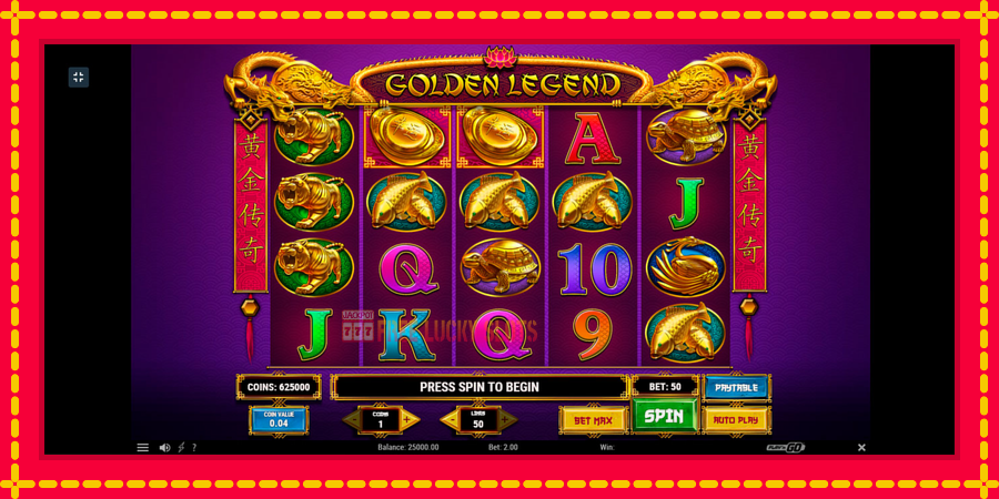 Golden Legend: สล็อตแมชชีนพร้อมกราฟิกที่ทันสมัย, รูปภาพ 1