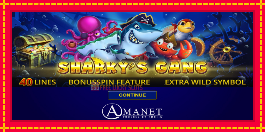 Sharkys Gang: สล็อตแมชชีนพร้อมกราฟิกที่ทันสมัย, รูปภาพ 1