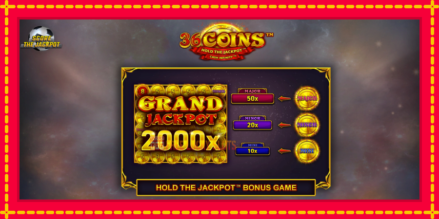 36 Coins Score The Jackpot: สล็อตแมชชีนพร้อมกราฟิกที่ทันสมัย, รูปภาพ 1