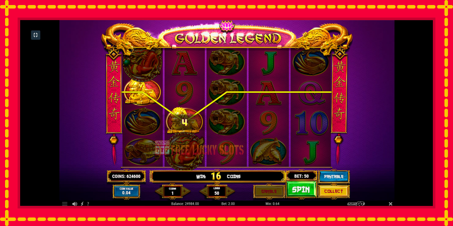 Golden Legend: สล็อตแมชชีนพร้อมกราฟิกที่ทันสมัย, รูปภาพ 2