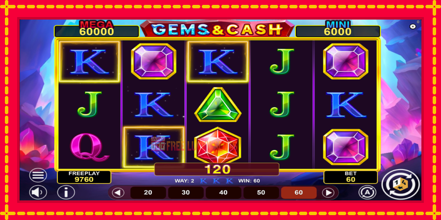 Gems & Cash: สล็อตแมชชีนพร้อมกราฟิกที่ทันสมัย, รูปภาพ 3