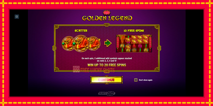 Golden Legend: สล็อตแมชชีนพร้อมกราฟิกที่ทันสมัย, รูปภาพ 10