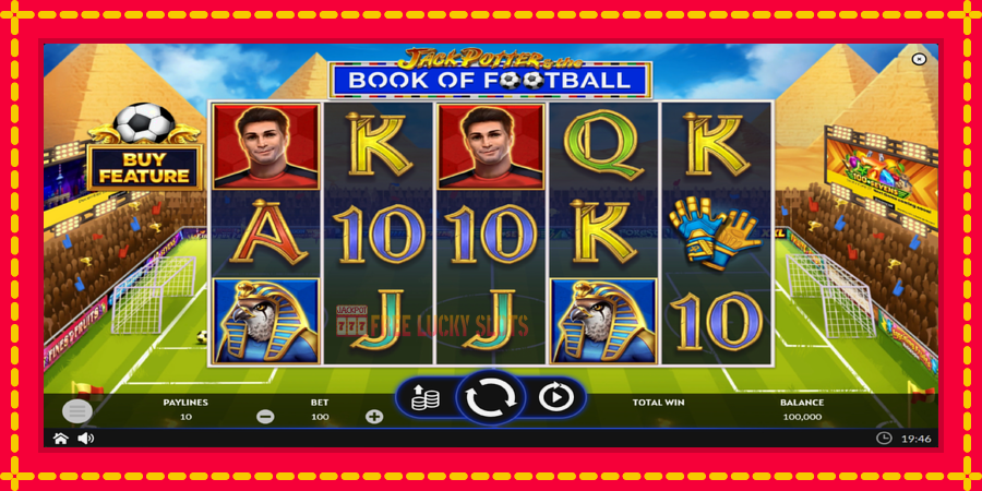 Jack Potter & The Book of Football: สล็อตแมชชีนพร้อมกราฟิกที่ทันสมัย, รูปภาพ 2