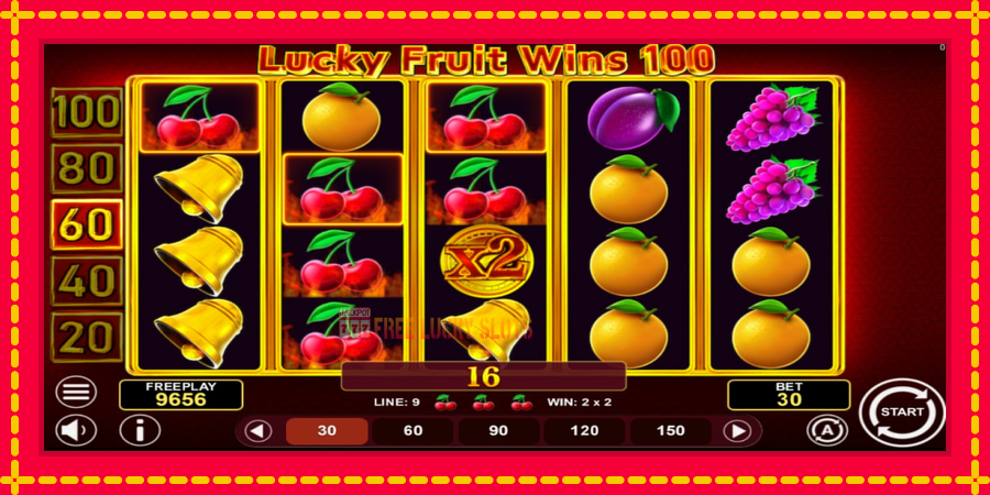 Lucky Fruit Wins 100: สล็อตแมชชีนพร้อมกราฟิกที่ทันสมัย, รูปภาพ 2