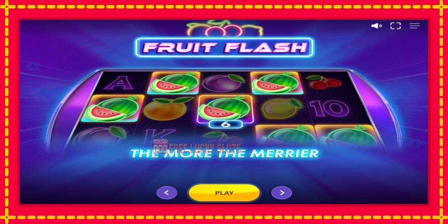 Fruit Flash: สล็อตแมชชีนพร้อมกราฟิกที่ทันสมัย, รูปภาพ 1