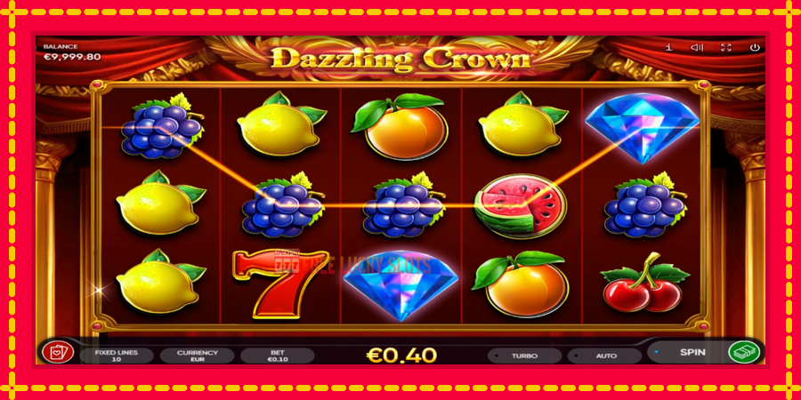 Dazzling Crown: สล็อตแมชชีนพร้อมกราฟิกที่ทันสมัย, รูปภาพ 2