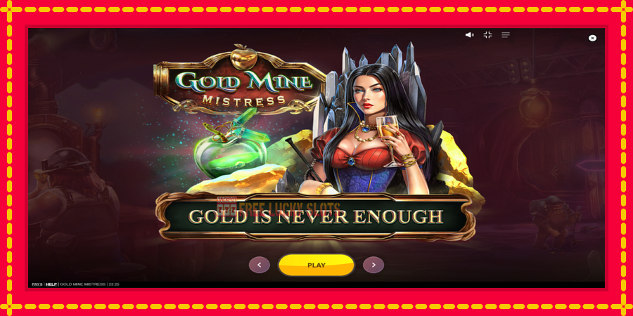 Gold Mine Mistress: สล็อตแมชชีนพร้อมกราฟิกที่ทันสมัย, รูปภาพ 1