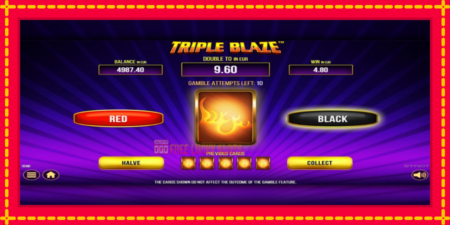 Triple Blaze: สล็อตแมชชีนพร้อมกราฟิกที่ทันสมัย, รูปภาพ 3