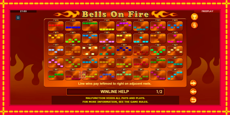 Bells on Fire: สล็อตแมชชีนพร้อมกราฟิกที่ทันสมัย, รูปภาพ 9