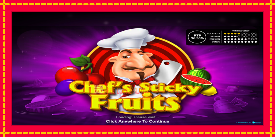 Chefs Sticky Fruits: สล็อตแมชชีนพร้อมกราฟิกที่ทันสมัย, รูปภาพ 1