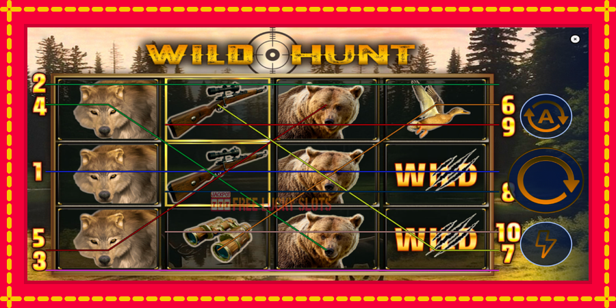 Wild Hunt: สล็อตแมชชีนพร้อมกราฟิกที่ทันสมัย, รูปภาพ 2