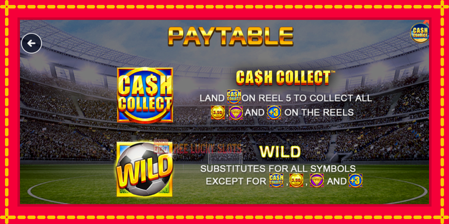 Football Cash Collect PowerPlay Jackpot: สล็อตแมชชีนพร้อมกราฟิกที่ทันสมัย, รูปภาพ 5