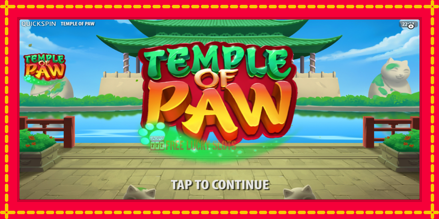 Temple of Paw: สล็อตแมชชีนพร้อมกราฟิกที่ทันสมัย, รูปภาพ 1