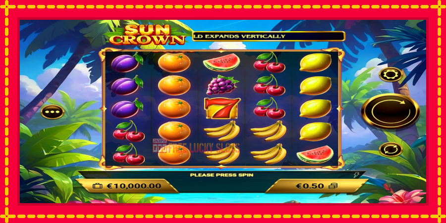 Sun Crown: สล็อตแมชชีนพร้อมกราฟิกที่ทันสมัย, รูปภาพ 1