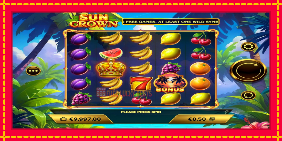 Sun Crown: สล็อตแมชชีนพร้อมกราฟิกที่ทันสมัย, รูปภาพ 2