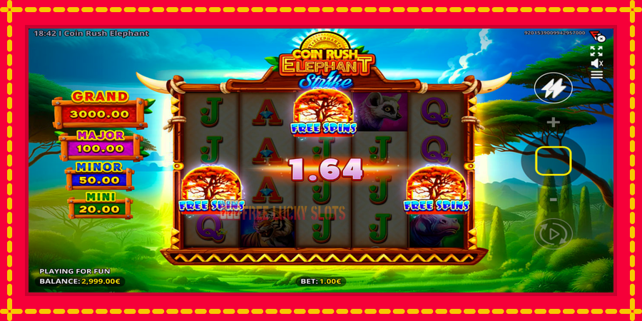 Coin Rush: Elephant Strike: สล็อตแมชชีนพร้อมกราฟิกที่ทันสมัย, รูปภาพ 2