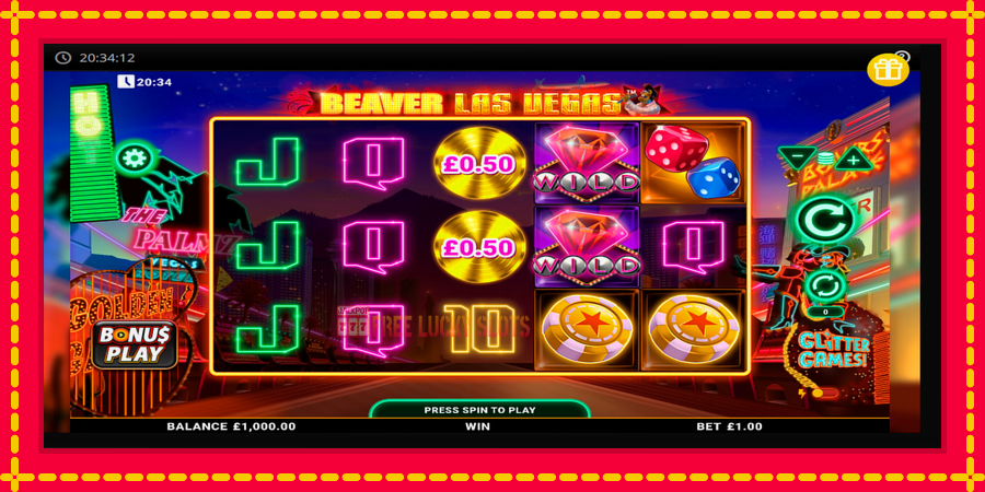 Beaver Las Vegas: สล็อตแมชชีนพร้อมกราฟิกที่ทันสมัย, รูปภาพ 1