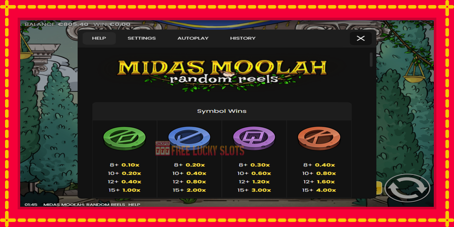 Midas Moolah Random Reels: สล็อตแมชชีนพร้อมกราฟิกที่ทันสมัย, รูปภาพ 6