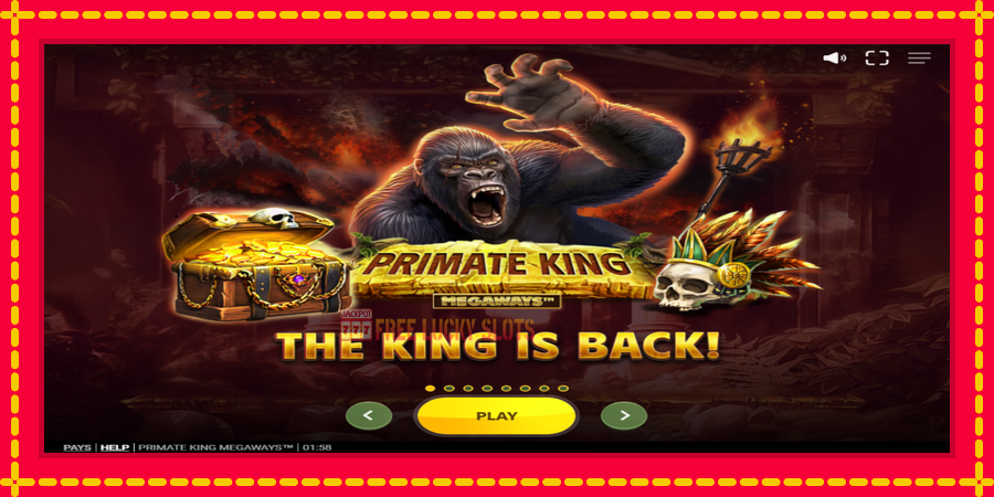 Primate King Megaways: สล็อตแมชชีนพร้อมกราฟิกที่ทันสมัย, รูปภาพ 1