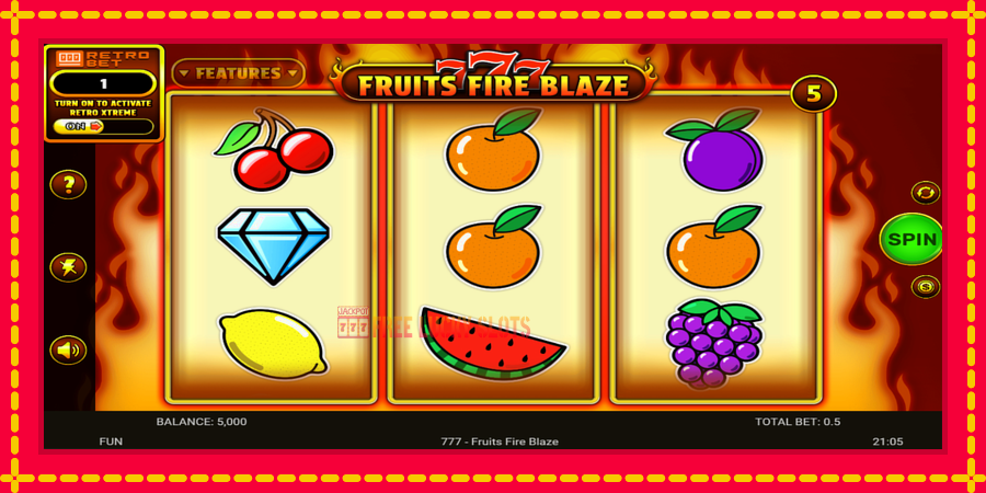 777 - Fruits Fire Blaze: สล็อตแมชชีนพร้อมกราฟิกที่ทันสมัย, รูปภาพ 2