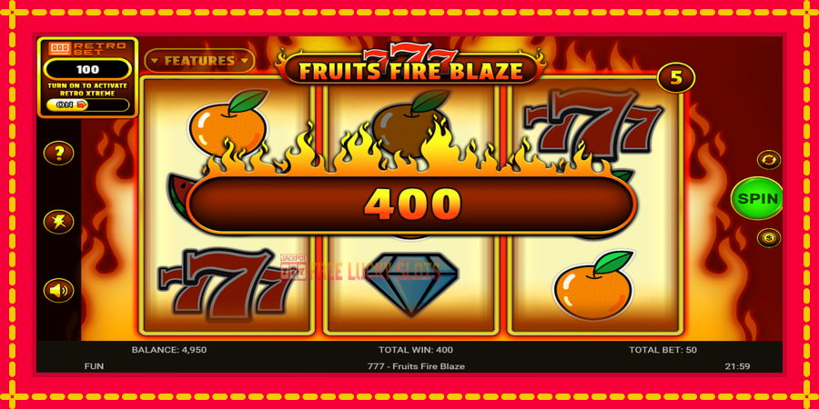 777 - Fruits Fire Blaze: สล็อตแมชชีนพร้อมกราฟิกที่ทันสมัย, รูปภาพ 4