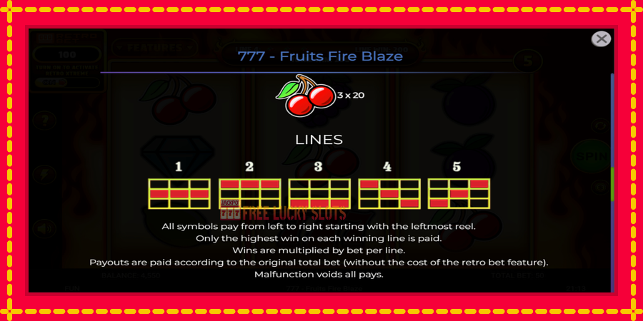 777 - Fruits Fire Blaze: สล็อตแมชชีนพร้อมกราฟิกที่ทันสมัย, รูปภาพ 7