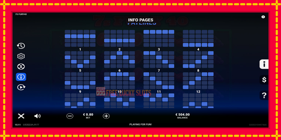 7s Fury 40: สล็อตแมชชีนพร้อมกราฟิกที่ทันสมัย, รูปภาพ 7