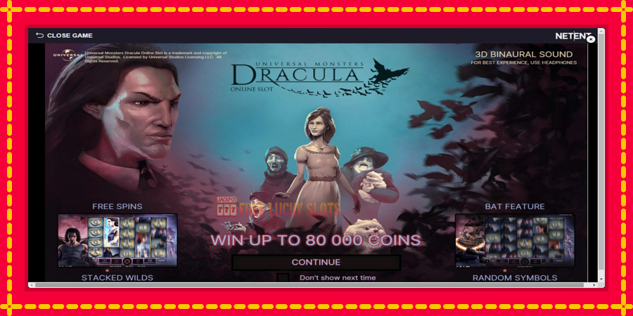 Dracula: สล็อตแมชชีนพร้อมกราฟิกที่ทันสมัย, รูปภาพ 1