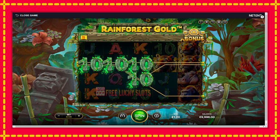 Rainforest Gold: สล็อตแมชชีนพร้อมกราฟิกที่ทันสมัย, รูปภาพ 2