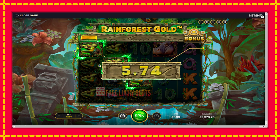 Rainforest Gold: สล็อตแมชชีนพร้อมกราฟิกที่ทันสมัย, รูปภาพ 4