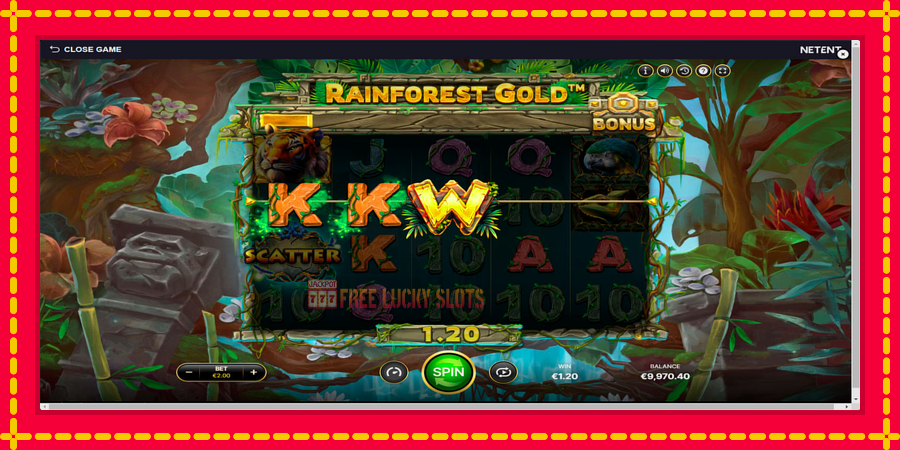 Rainforest Gold: สล็อตแมชชีนพร้อมกราฟิกที่ทันสมัย, รูปภาพ 5