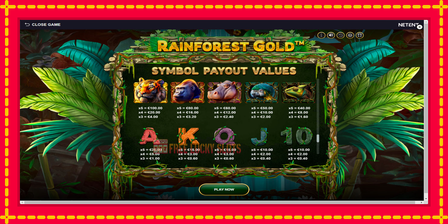 Rainforest Gold: สล็อตแมชชีนพร้อมกราฟิกที่ทันสมัย, รูปภาพ 6