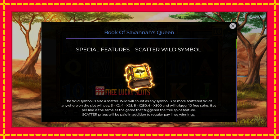 Book of Savannahs Queen: สล็อตแมชชีนพร้อมกราฟิกที่ทันสมัย, รูปภาพ 5