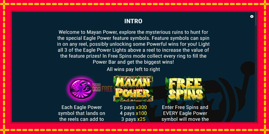 Mayan Power: สล็อตแมชชีนพร้อมกราฟิกที่ทันสมัย, รูปภาพ 5