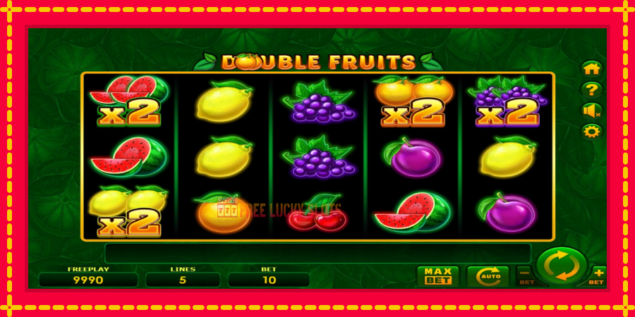 Double Fruits: สล็อตแมชชีนพร้อมกราฟิกที่ทันสมัย, รูปภาพ 2