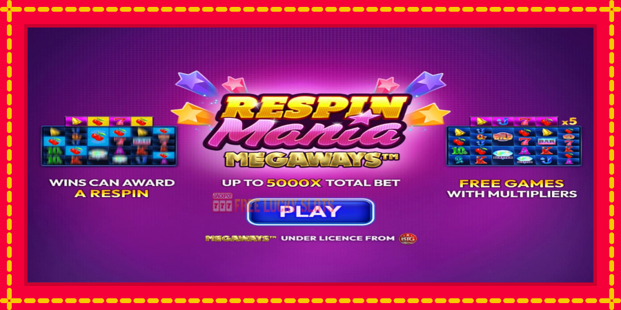 Respin Mania Megaways: สล็อตแมชชีนพร้อมกราฟิกที่ทันสมัย, รูปภาพ 1