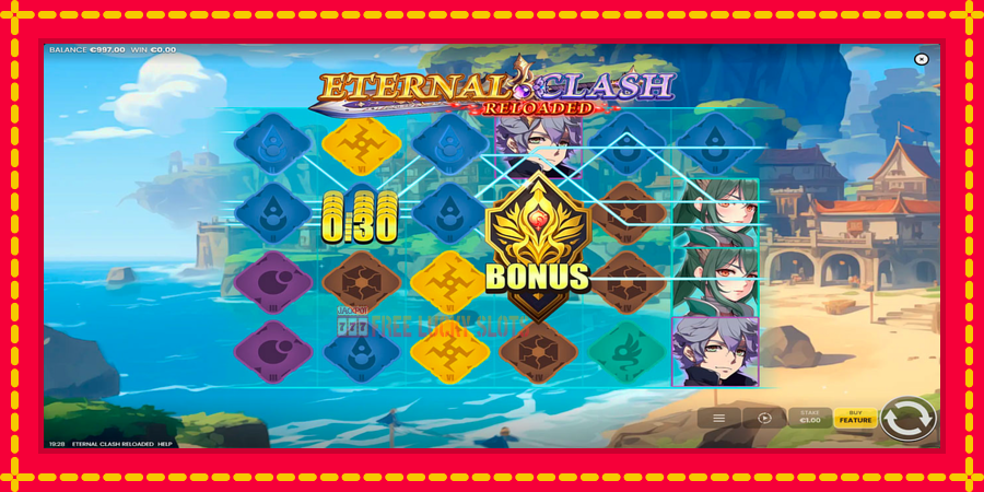 Eternal Clash Reloaded: สล็อตแมชชีนพร้อมกราฟิกที่ทันสมัย, รูปภาพ 3