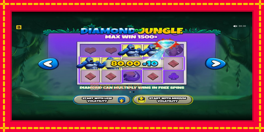 Diamond of Jungle: สล็อตแมชชีนพร้อมกราฟิกที่ทันสมัย, รูปภาพ 1