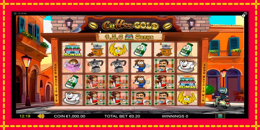 Coffee Gold: สล็อตแมชชีนพร้อมกราฟิกที่ทันสมัย, รูปภาพ 1