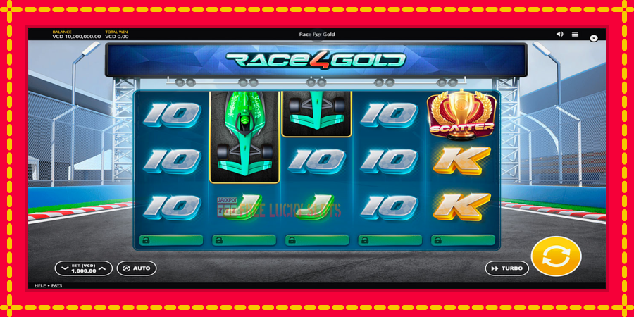 Race4Gold: สล็อตแมชชีนพร้อมกราฟิกที่ทันสมัย, รูปภาพ 1