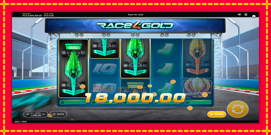 Race4Gold: สล็อตแมชชีนพร้อมกราฟิกที่ทันสมัย, รูปภาพ 4