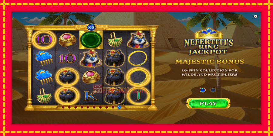 Nefertitis Ring Jackpot: สล็อตแมชชีนพร้อมกราฟิกที่ทันสมัย, รูปภาพ 1