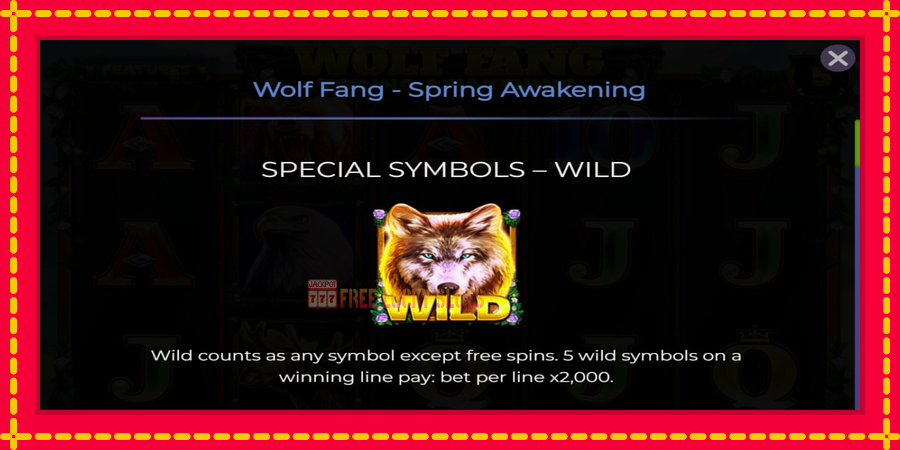 Wolf Fang - Spring Awakening: สล็อตแมชชีนพร้อมกราฟิกที่ทันสมัย, รูปภาพ 4