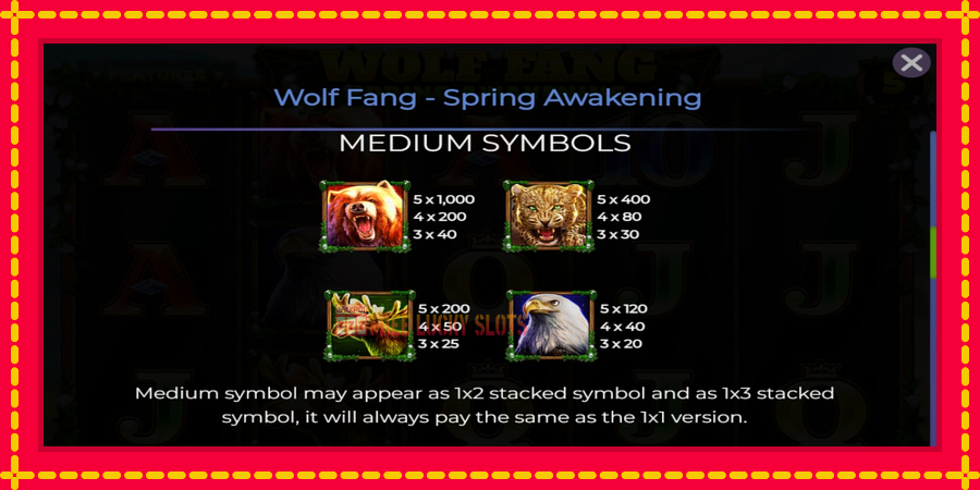 Wolf Fang - Spring Awakening: สล็อตแมชชีนพร้อมกราฟิกที่ทันสมัย, รูปภาพ 6