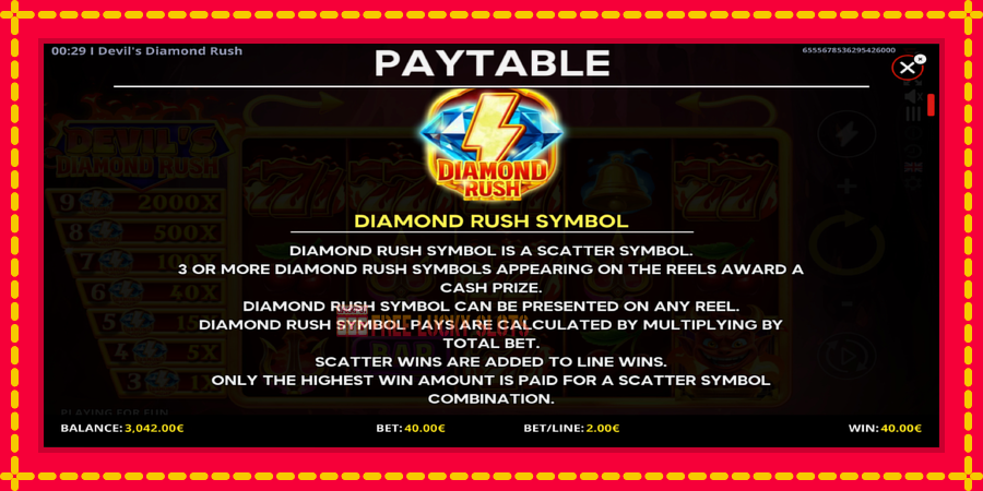 Devils Diamond Rush: สล็อตแมชชีนพร้อมกราฟิกที่ทันสมัย, รูปภาพ 5