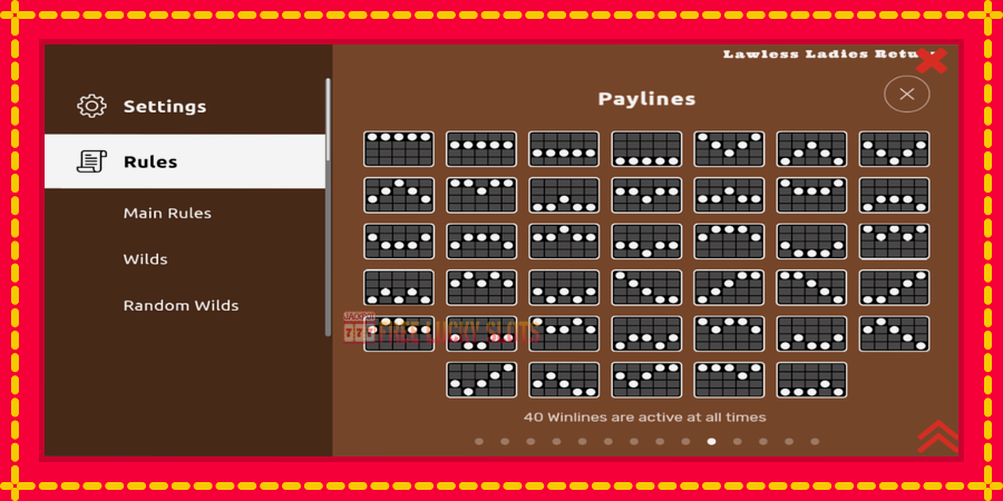 Lawless Ladies Return: สล็อตแมชชีนพร้อมกราฟิกที่ทันสมัย, รูปภาพ 7