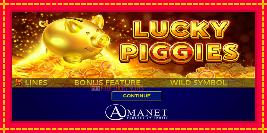 Lucky Piggies: สล็อตแมชชีนพร้อมกราฟิกที่ทันสมัย, รูปภาพ 1