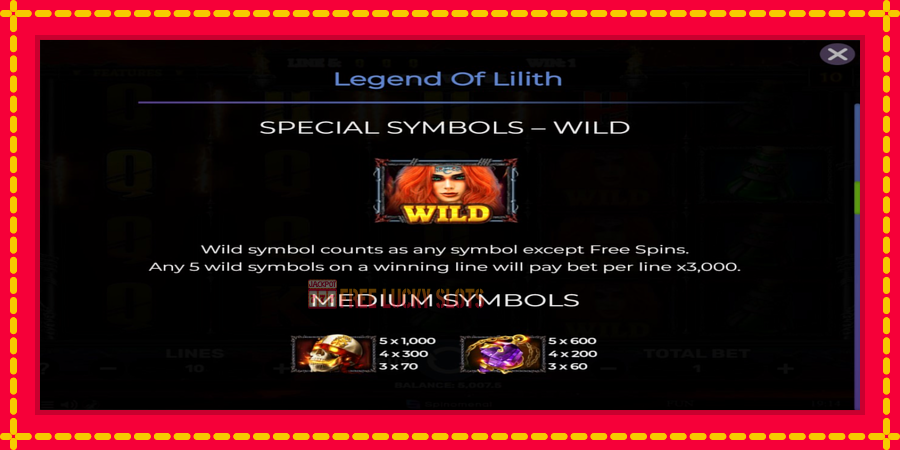 Legend of Lilith: สล็อตแมชชีนพร้อมกราฟิกที่ทันสมัย, รูปภาพ 5