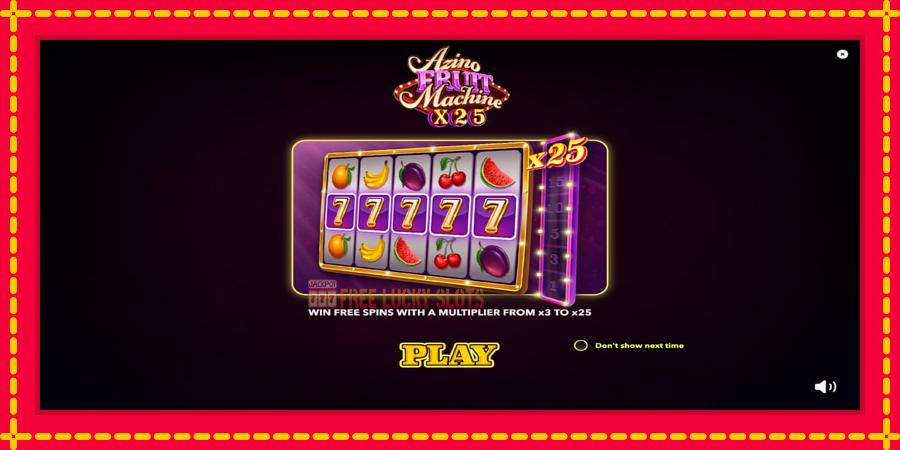 Azino Fruit Machine x25: สล็อตแมชชีนพร้อมกราฟิกที่ทันสมัย, รูปภาพ 1