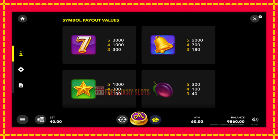 Azino Fruit Machine x25: สล็อตแมชชีนพร้อมกราฟิกที่ทันสมัย, รูปภาพ 5